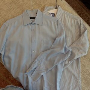 Luxury Designer Men’s Dress Shirts Bundle Pack Of 2 Sz 16 32/33